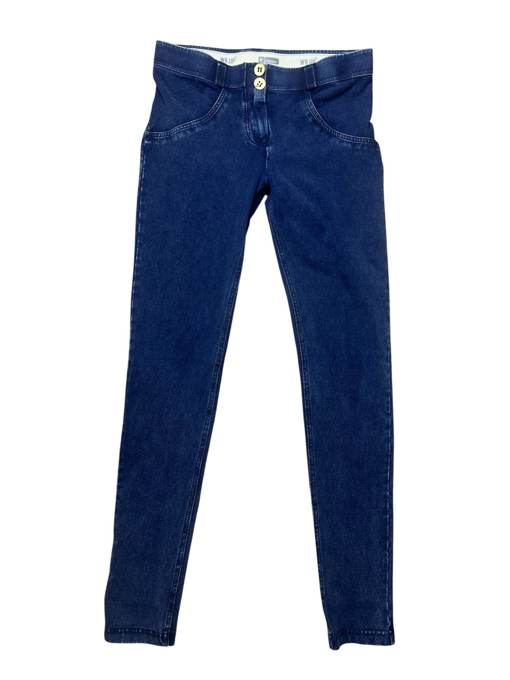 Freddy WRUP Low Rise Ankle Denim Jean Leggings Jeggings Dark Wash Size Small